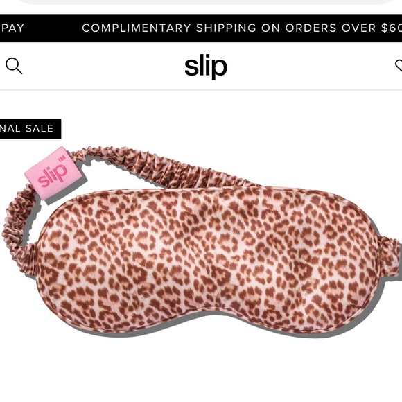 Slip pure silk Sadie sleep eye mask - Picture 2 of 2